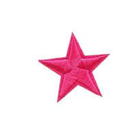 Sewing Applique Patches, Applique Patches 10pcs Small Star Iron On for Clothes Embroidered DIY Multicolor 2.7cm(Rose red Color)