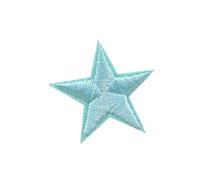Sewing Applique Patches, Applique Patches 10pcs Small Star Iron On for Clothes Embroidered DIY Multicolor 2.7cm(Grace Blue)