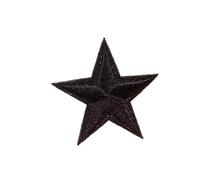 Sewing Applique Patches, Applique Patches 10pcs Small Star Iron On for Clothes Embroidered DIY Multicolor 2.7cm(Black Color)