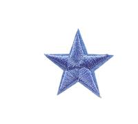 Sewing Applique Patches, Applique Patches 10pcs Small Star Iron On for Clothes Embroidered DIY Multicolor 2.7cm(Sky Blue)