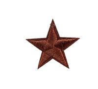 Sewing Applique Patches, Applique Patches 10pcs Small Star Iron On for Clothes Embroidered DIY Multicolor 2.7cm(Deep Coffee)