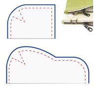 Sewing Bag Model | Storage 2D Acrylic Gusset for Mini Pocket Without Zipper Template Cutting Bag Model Set is made of Acrylic. These pretty small bags are for a variety of purposes, storing currency