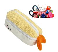 Sewing Bag with Zipper Large Cute Portable