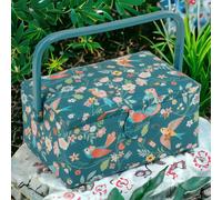 Hobby Gift Sewing Craft Storage Box – Bird Aviary – Medium