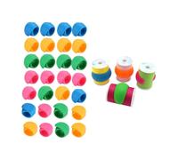 Sewing Bobbins Clips 40Pcs Silicone Thread Spool Huggers Bobbin Holder Clamp Clips Prevent Thread Tails from Unwinding No Loose Ends for Sewing and Embroidery Machine