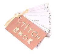 Sewing Book 6x3 Inch DIY Creative Mini Sewing Cards 17 Pages Various Sewing Techniques, Interesting Sewing Books for Embroidery and Sewing Enthusiasts