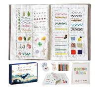 Sewing Books For Beginners - 20x12.5x5cm Handicraft Set, Portable Embroidery Guide | Creative Exercise Book For Men, Women, Boys, Girls, Youth, Teens, Family Friends, Gift