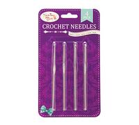 Sewing Box Crochet Hooks 1.5MM, 2MM, 2.5MM, 3MM Silver Metal
