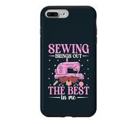 Sewing Brings Out The Best In Me Quilter Quilting Seamstress Case for iPhone 7 Plus/8 Plus