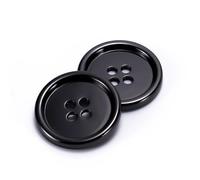 Sewing Buttons 10pcs Metal Buttons for Clothing Suit Shirt Coats DIY Sewing Accessories Gold Decorative(Black,17.5mm(10pcs))