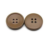 Sewing Buttons Buttons 10pcs Multicolor 21-30mm Resin 4 Holes Round Sewing Scrapbooking DIY Accessories(Khaki,21mm)