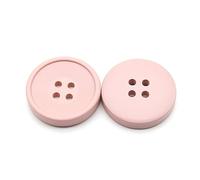 Sewing Buttons Buttons 10pcs Multicolor 21-30mm Resin 4 Holes Round Sewing Scrapbooking DIY Accessories(Light Pink,21mm)