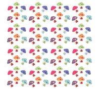 Sewing Buttons Decorative Buckles 100pcs Mushroom Shaped Assorted Colour Unique Ornamental Design Crafts Project Great for Clothes and Suits