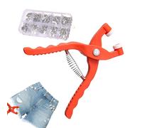 Sewing Buttons Kit: Complete Pliers and Fasteners Set, Durable Multi-purpose Tool for Attaching on Shirts, Bags, Hats and Fabric Items | Crafts pa