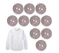 Sewing Buttons - Natural Shell Buttons | Real Pinctada Salina, Oysters, Pearl Bowls | Round Eye Buttons for Cardigans, Suit Jackets, Blazers, Crafts, DIY Projects