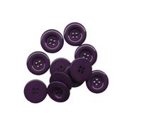 Sewing Buttons Round Resin Buttons, 4-Holes, Coat Sewing, Scrapbooking, DIY, 15mm, 18mm, 20mm, 23mm, 25mm, 28mm, 30mm, 34.0mm, 38mm(7 Dark Purple,28mm 20pcs)