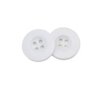 Sewing Buttons Transparent Small Suit Pad Button Bread Round Resin Sewing Buttons Black White Plastic for Dolls DIY Scrapbooking(Color 04,10pcs 11.5mm)