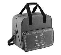 Sewing Carry Bag - Machine Nutrient Backpack, Portable Storage Bag | Protective Box with Large Capacity Bag, Sewing Storage Compatible with Standard, Janome (12 x 14.17 x 12 inches) (Purple, Grey