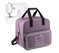 Sewing Carry Bag - Sewing Machine Backpack, Portable Storage Bag | Protective Box with Large Capacity Pocket, Sewing Storage Compatible with Standard, Purple, Consulte la descripción, See description
