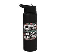 Sewing Christmas Sewer Stainless Steel Insulated Water Bottle