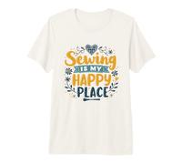 Sewing Crafting Hobby Art Quilting Vibe Premium T-Shirt