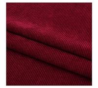 Sewing Crafts Wale Corduroy Fabric, Corduroy Fabric DIY Sewing Crafts Multicolor 1-5m x 1.6m(Burgundy,4X1.6M)