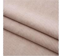 Sewing Crafts Wale Corduroy Fabric, Corduroy Fabric Polyester 1-5m x 1.6m DIY Sewing Multicolor(Beige,1X1.6M)