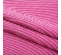 Sewing Crafts Wale Corduroy Fabric, Corduroy Fabric Polyester 1-5m x 1.6m DIY Sewing Multicolor(Roze,5X1.6M)