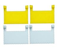 Sewing Edge Guide - 4 Pcs Clip Hemming Tool | 3mm 4mm Fabric Spacer | Quilting Sewing Ruler Alignment Gadget DIY Cloth Marking Seam Allowance Measure Accessory Precision Craft Tool