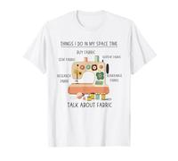 Sewing Enthusiast Fabric Love Hobby Sewing Machine Fun Craft T-Shirt