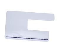 Sewing Extension Table, Plastic Sturdy Board with Folding Legs, Wearproof Surface - Increased Workspace, Printed Measurement Ruler, Ideal for Home Sewing and Crafting