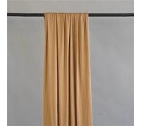 Sewing Fabric Elasticity Fabric for Backdrop Curtains | Select Color to DIY Soft Fabric Drapes Wedding Curtain Backdrop Material for Sewing(Coffee,W160cm X L400cm)