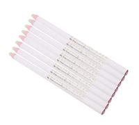 Sewing Fabric Pencils, 8Pcs White Water Soluble Pencil Tailor Mark Pencil Dressmaker's Fabric Chalk Pencil for Sewing Marking and Tracing