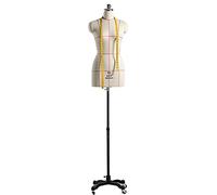 Sewing Female Mannequin Body Dress Form White with Caster Stand, Large Rolling Foam Pinnable Display Mannequin Torso for Dressmakers/Tailors/Beginner/Designer, Height Adjustable (Size : 84#)