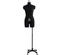 Sewing Female Mannequin Stand with Pinnable Wheel, Adjustable Plus Size Tailoring Dummy, for Professional Dressmaker