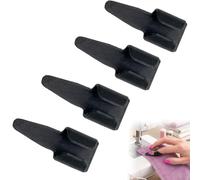 Sewing Finger Protector Clip, Precision Fabric Guide Tool, Finger Guard Clip with Fabric Guide for Sewing Machines, Ideal Aid for Beginners Experienced Sewers and DIY Enthusiasts. (4PCs)