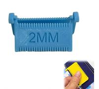 Sewing Gauge,Clip-On Sewing Ruler, 2mm/3mm/4mm Clip On Sewing Tool for Beginners, Needle Gauge for Crafting Edge Finishing Hemming Stitching Quilting