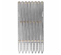 Sewing Gauge, Expandable Button Holes Spacer Multifunctional Seam Guide Ruler for Pleats, Fabric Cutting, Woodworking, Household Sewing