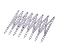 Sewing Gauge, Expanding Aluminum Equal Space Divider Sewing Gauge Measuring Tool Seam Gauge Sewing Button Guide Measure Equal Distances for Crafting Pleating Button Space