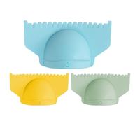 Sewing Gauge Set - 3 Pieces Multi-function Needle Quilting Ruler Measuring Tool | Edge Lock Aid for Manual Fabric End Processing, Sewing Protector