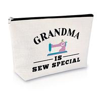 Sewing Gift Grandma Gift Sewing Lovers Gift for Grandma Grandmother Makeup Bag Quilting Crafting Gifts Cosmetic Bag Crafting Lover Gift for Grandma Funny Mother's Day Birthday Gift for Grandma