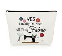 Sewing Gifts for Women Makeup Bag Seamstress Gifts Thank You Gift Ideas Quilter Gift Sewing Machine Gift for Mum Auntie Cosmetic Bag Sewing Lovers Gifts Birthday Mother's Day Gift Travel Pouch