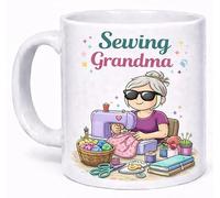 Sewing Grandma Mug - Funny Craft Lover Nana Coffee Cup Gift Mug