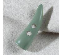 Sewing Horn Toggle Buttons, Wood and Resin Toggle Buttons for Coats Cardigans Knitting DIY Multicolor 45mm Pack of 10(6#Green)