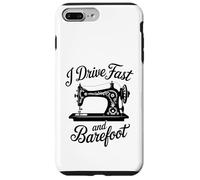 Sewing I Drive Fast and Barefoot Quilting Knitting Sewer Case for iPhone 7 Plus/8 Plus