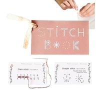 Sewing Instructions Books for Beginners - Creative Sewing Instructions for Beginners, Sewing Book Travel for Embroidery, Learn a Variety of Sewing Skills. Compact Embroidery Skill Book For