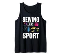 Sewing is My Sport Quilting Seamstress Sewing Machine Tank Top