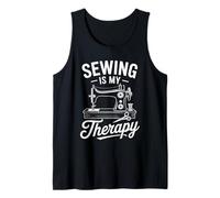 Sewing is My Therapy Vintage Sewing Tank Top