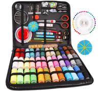 Sewing Kit,184 Pcs Premium Large Sewing Supplies with PU Case,38 XL Th