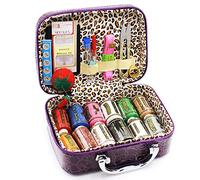 Sewing kit 51 PCS Mini Sewing kit Sewing Kits for Adults Travel Sewing Set Sewing Threads (Purple)